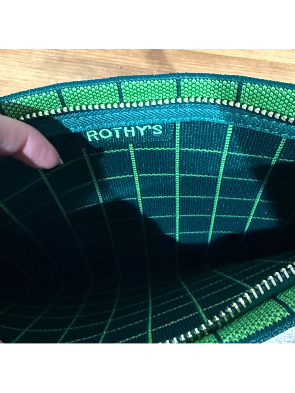Rothy's The Wristlet in Leaf Green - New in box! - Picture 6 of 9